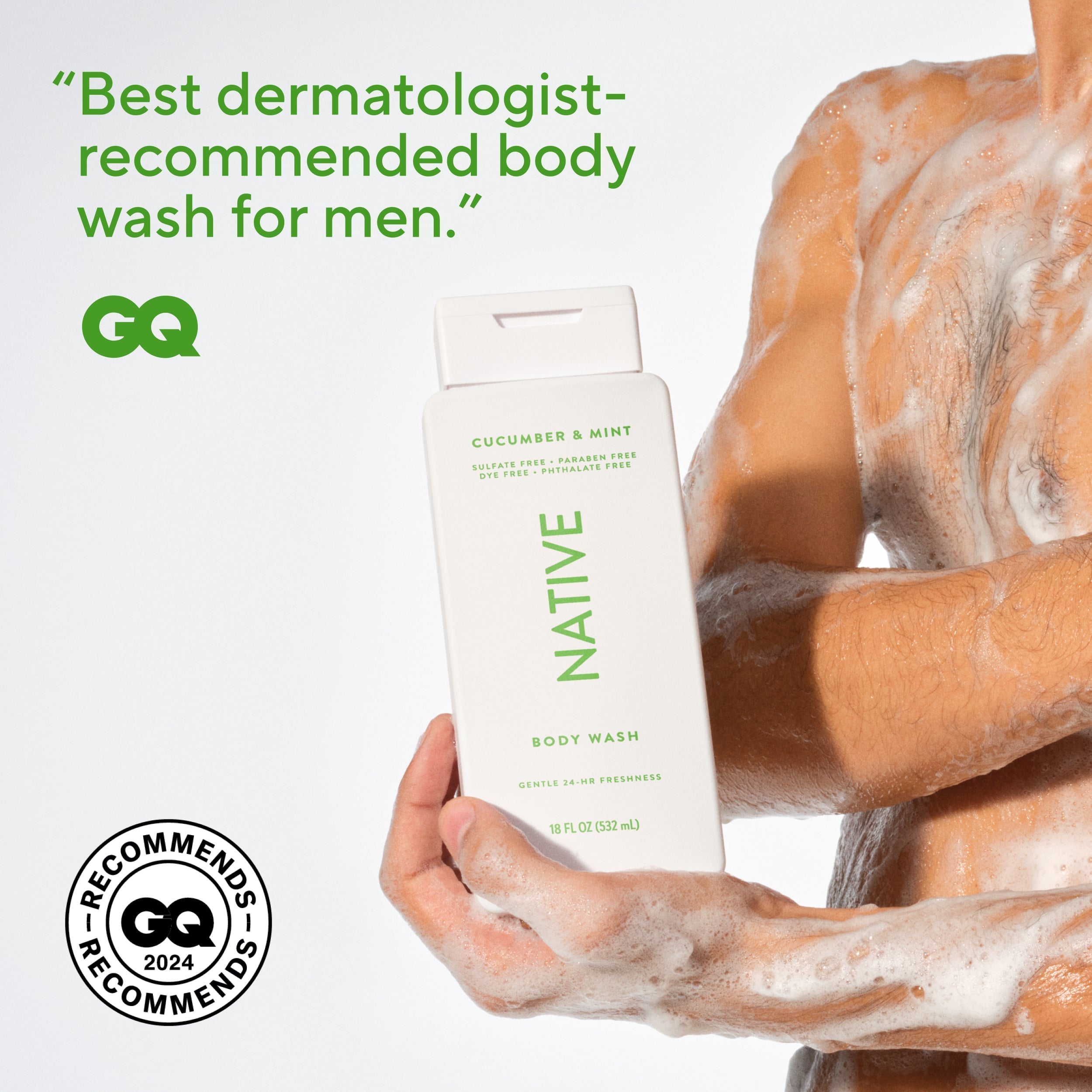 Body Wash Cucumber and Mint 18oz Classic Everyday Essential