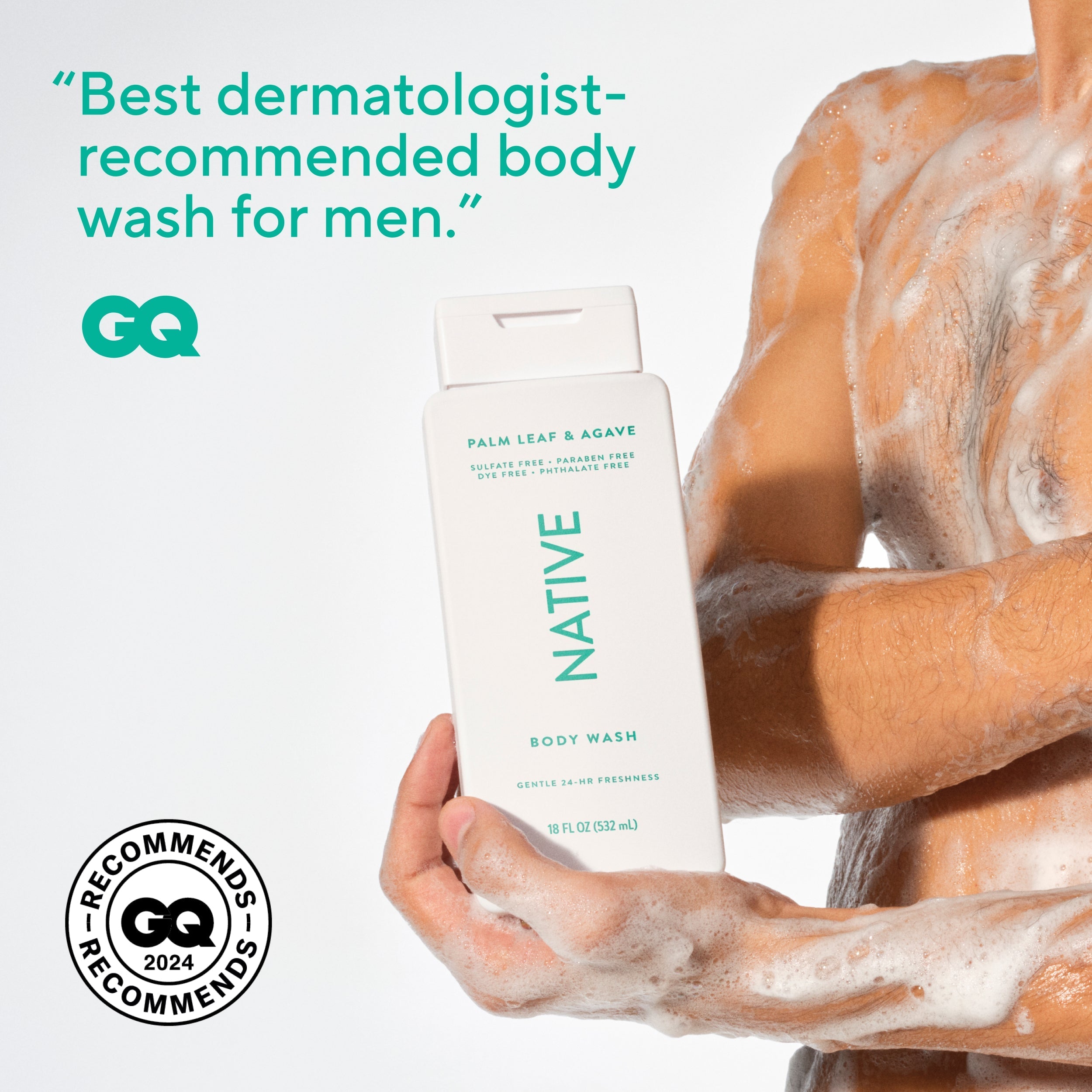 Body Wash Palm Leaf and Agave 18oz Classic Everyday Essential