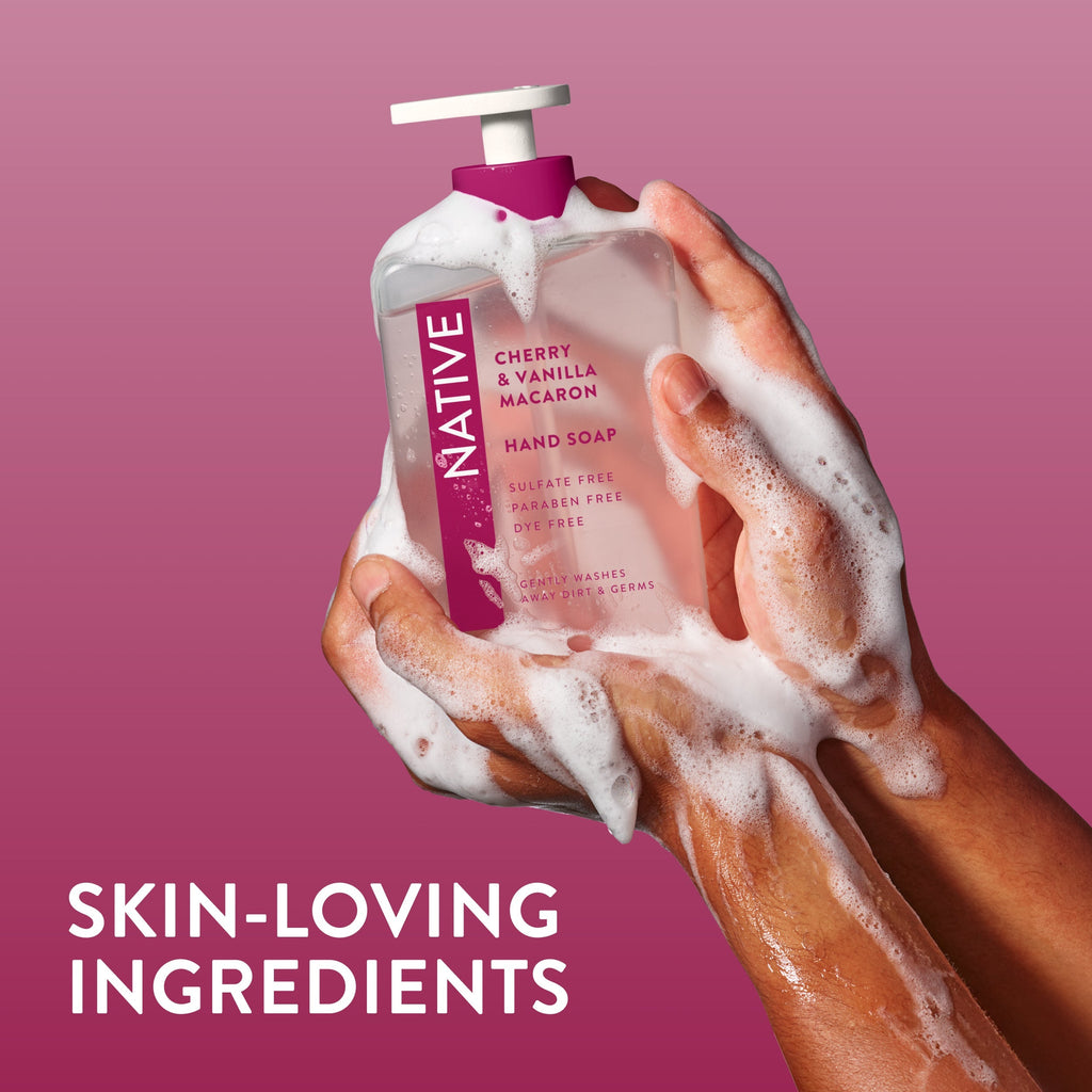 Hand Soap Cherry and Vanilla Macaron 13oz Classic Everyday Essential