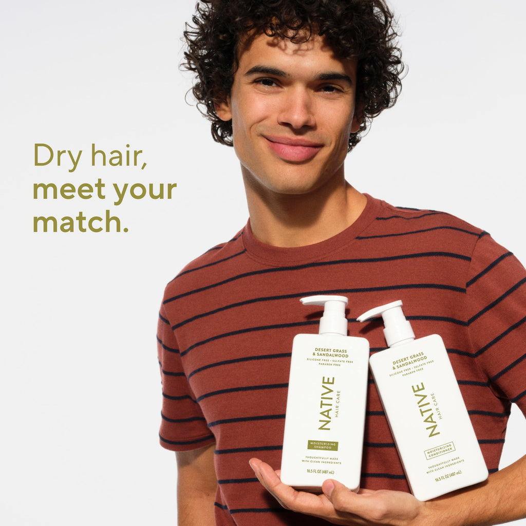 Moisturizing Shampoo Desert Grass and Sandalwood 16.5oz Classic Everyday Essential