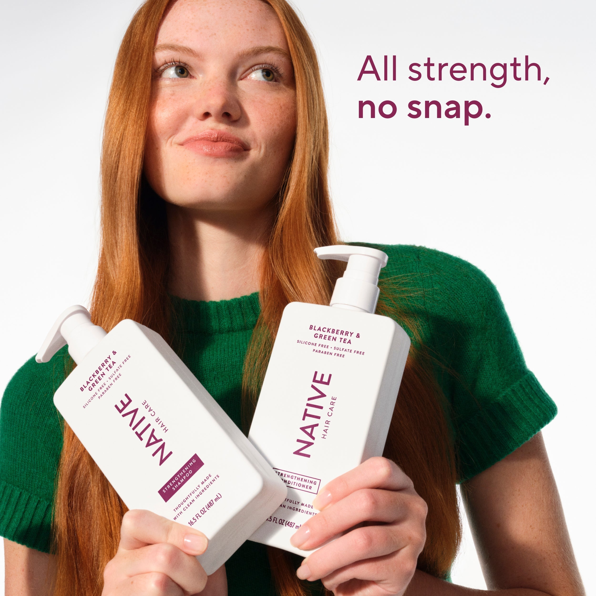 Strengthening Shampoo Blackberry and Green Tea 16.5oz Classic Everyday Essential