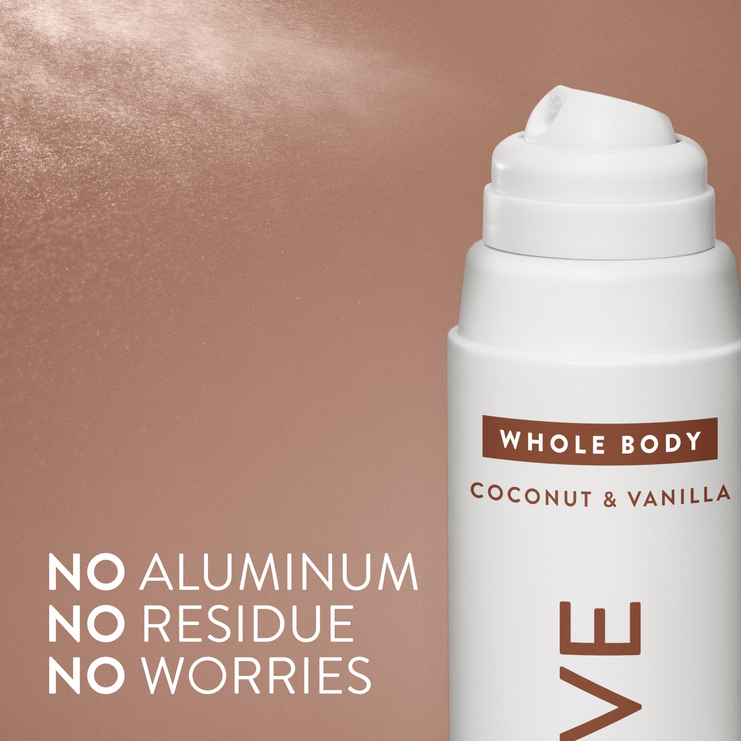 Whole Body Deodorant Spray Coconut and Vanilla 3.5oz Classic Everyday Essential