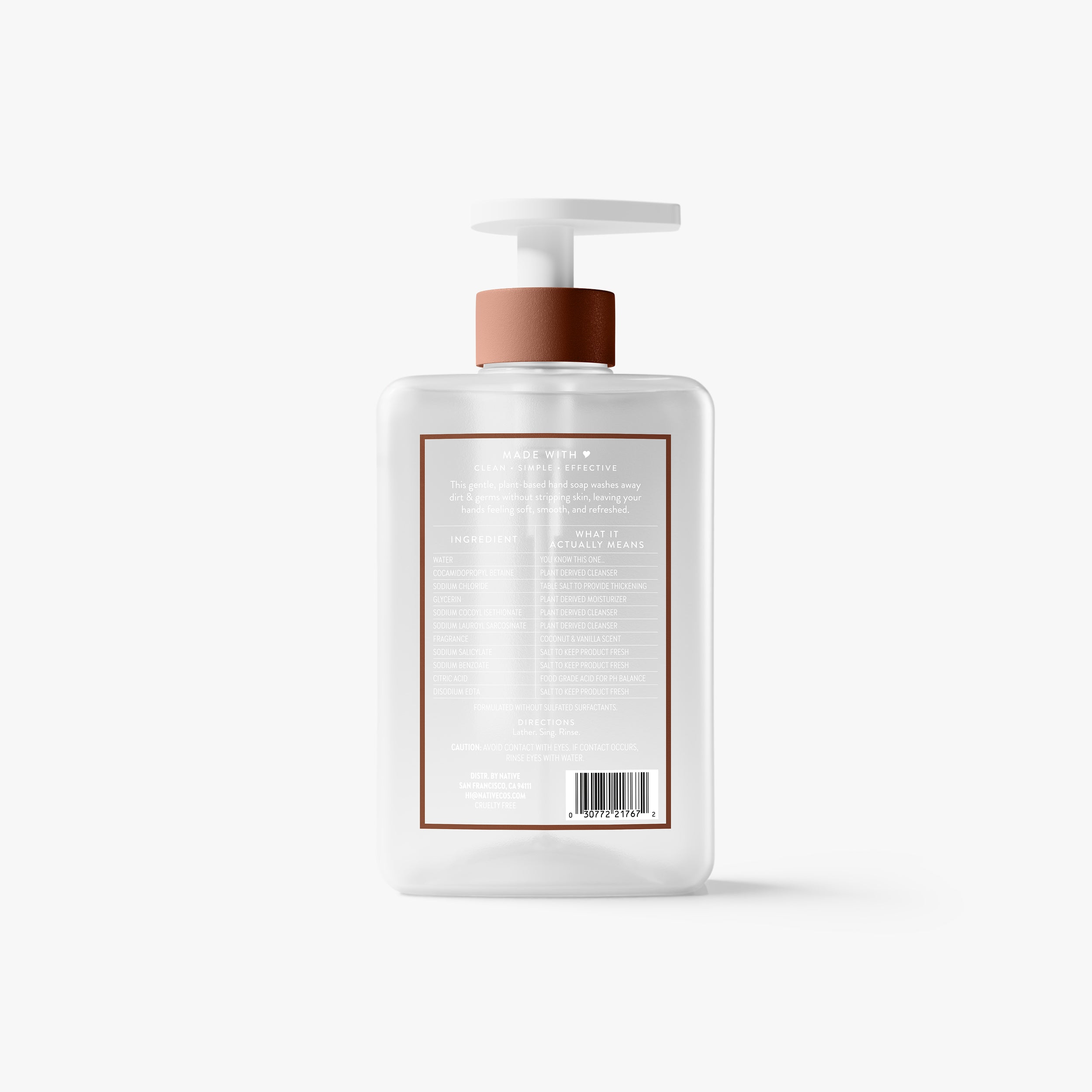 Hand Soap Coconut and Vanilla 13oz Classic Everyday Essential
