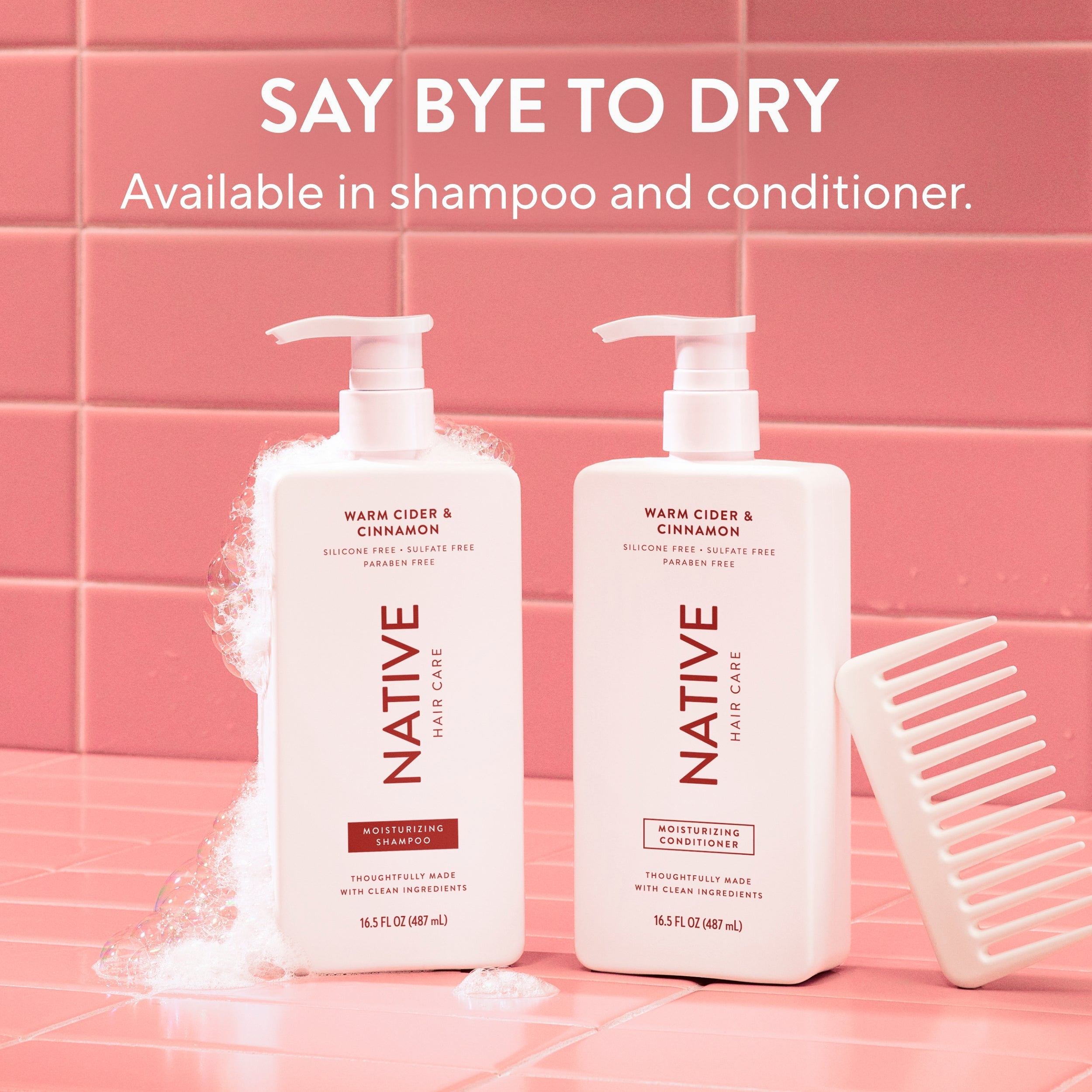 Moisturizing Shampoo Warm Cider and Cinnamon 16.5oz Classic Everyday Essential