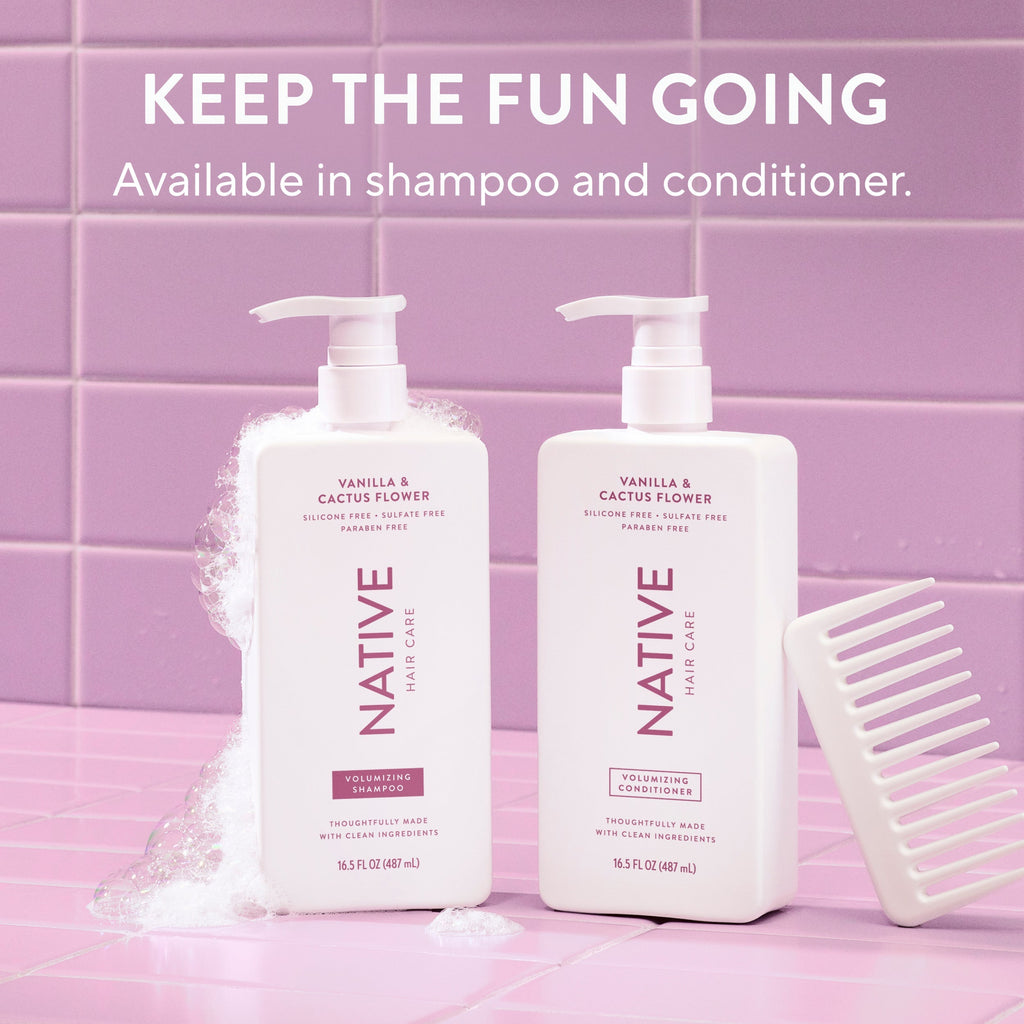 Volumizing Shampoo Vanilla and Cactus Flower 16.5oz Classic Everyday Essential