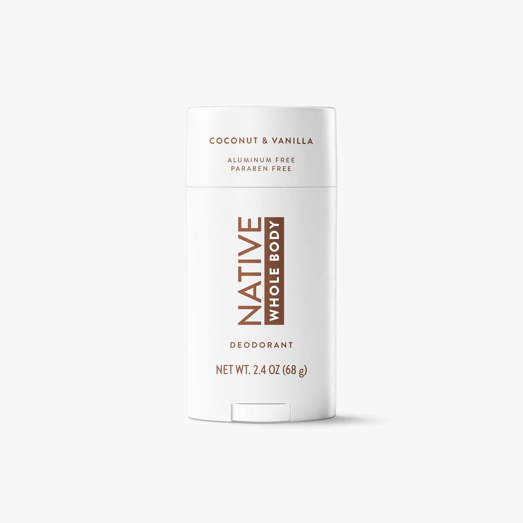 Whole Body Deodorant Stick Coconut and Vanilla 2.4oz Classic Everyday Essential