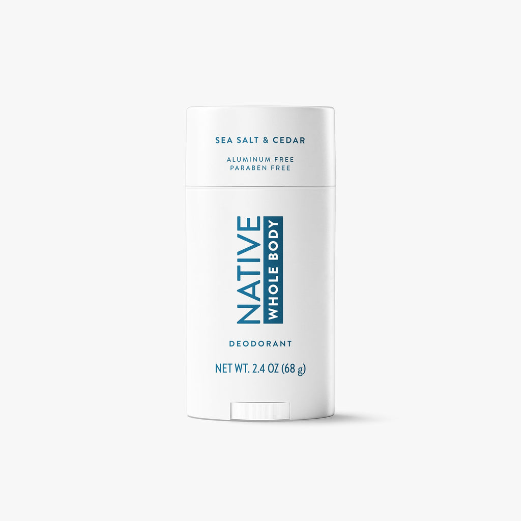 Whole Body Deodorant Stick Sea Salt and Cedar 2.4oz Classic Everyday Essential