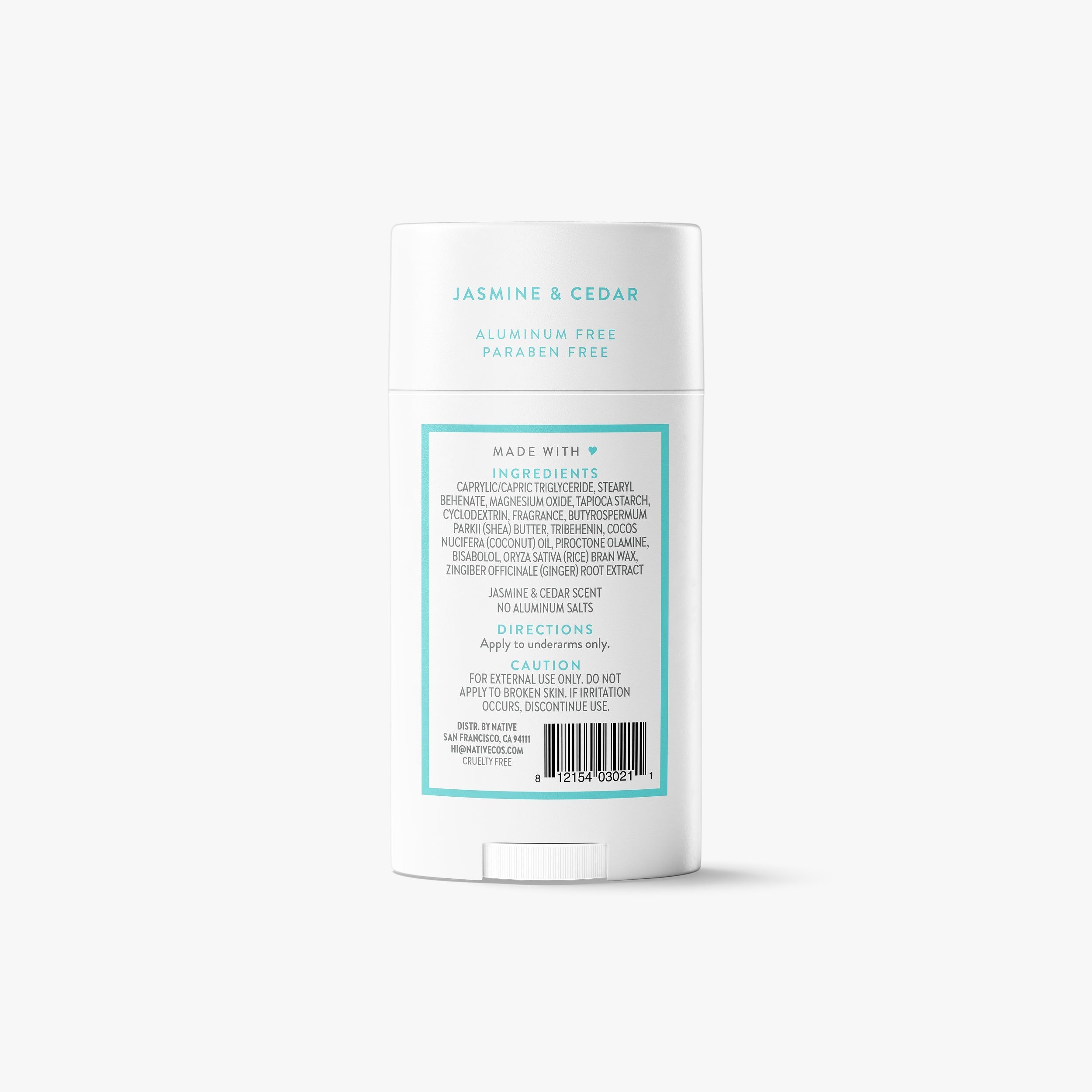 Deodorant Stick Jasmine and Cedar 2.65oz Classic Everyday Essential