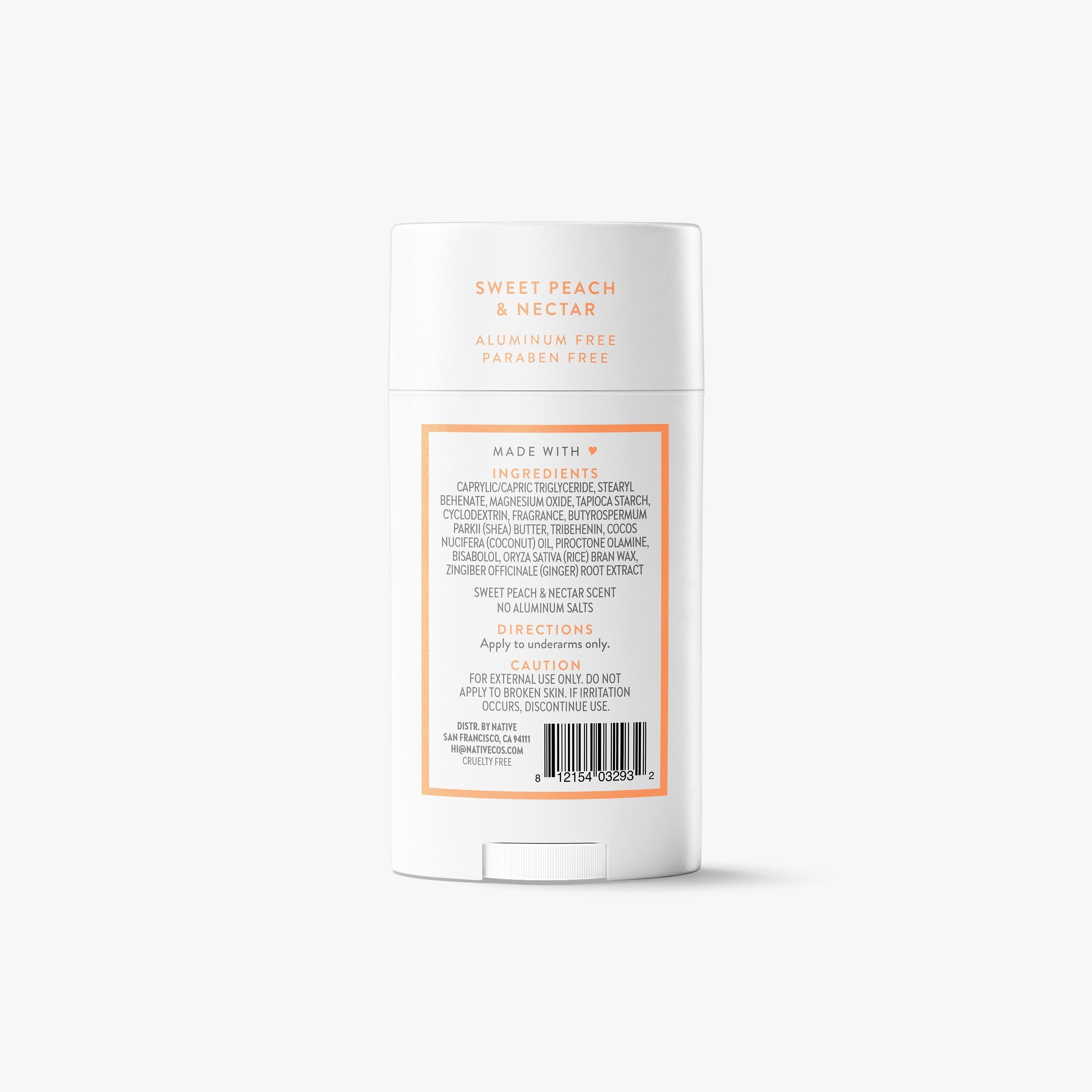 Deodorant Stick Sweet Peach and Nectar 2.65oz Classic Everyday Essential