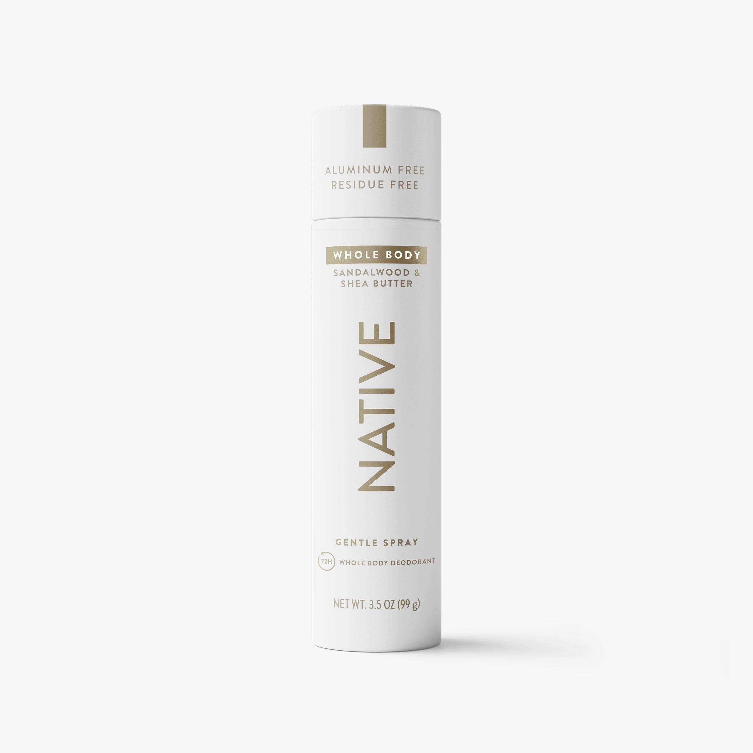 Whole Body Deodorant Spray Sandalwood and Shea Butter 3.5oz Classic Everyday Essential