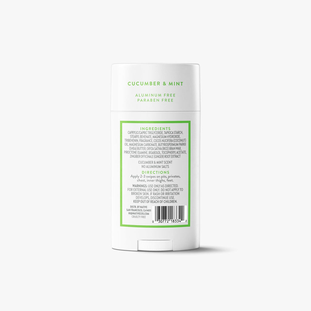 Whole Body Deodorant Stick Cucumber and Mint 2.4oz Classic Everyday Essential