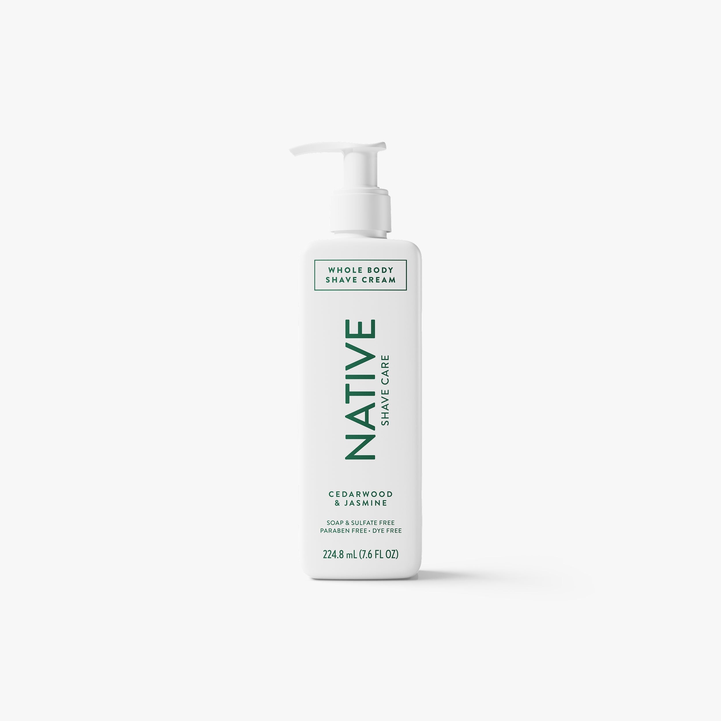 Whole Body Shave Cream Cedarwood and Jasmine 7.6oz Classic Everyday Essential