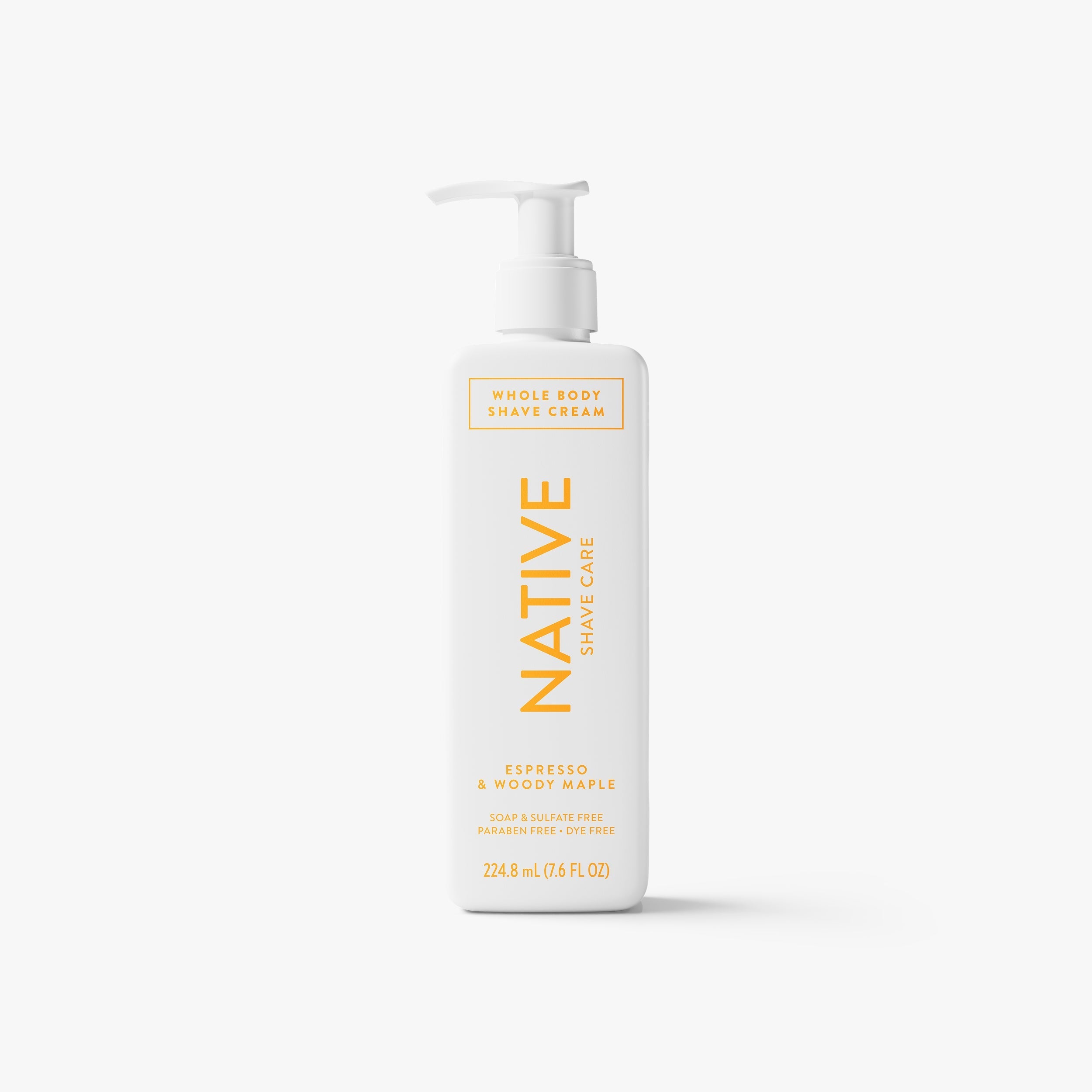 Whole Body Shave Cream Espresso and Woody Maple 7.6oz Classic Everyday Essential
