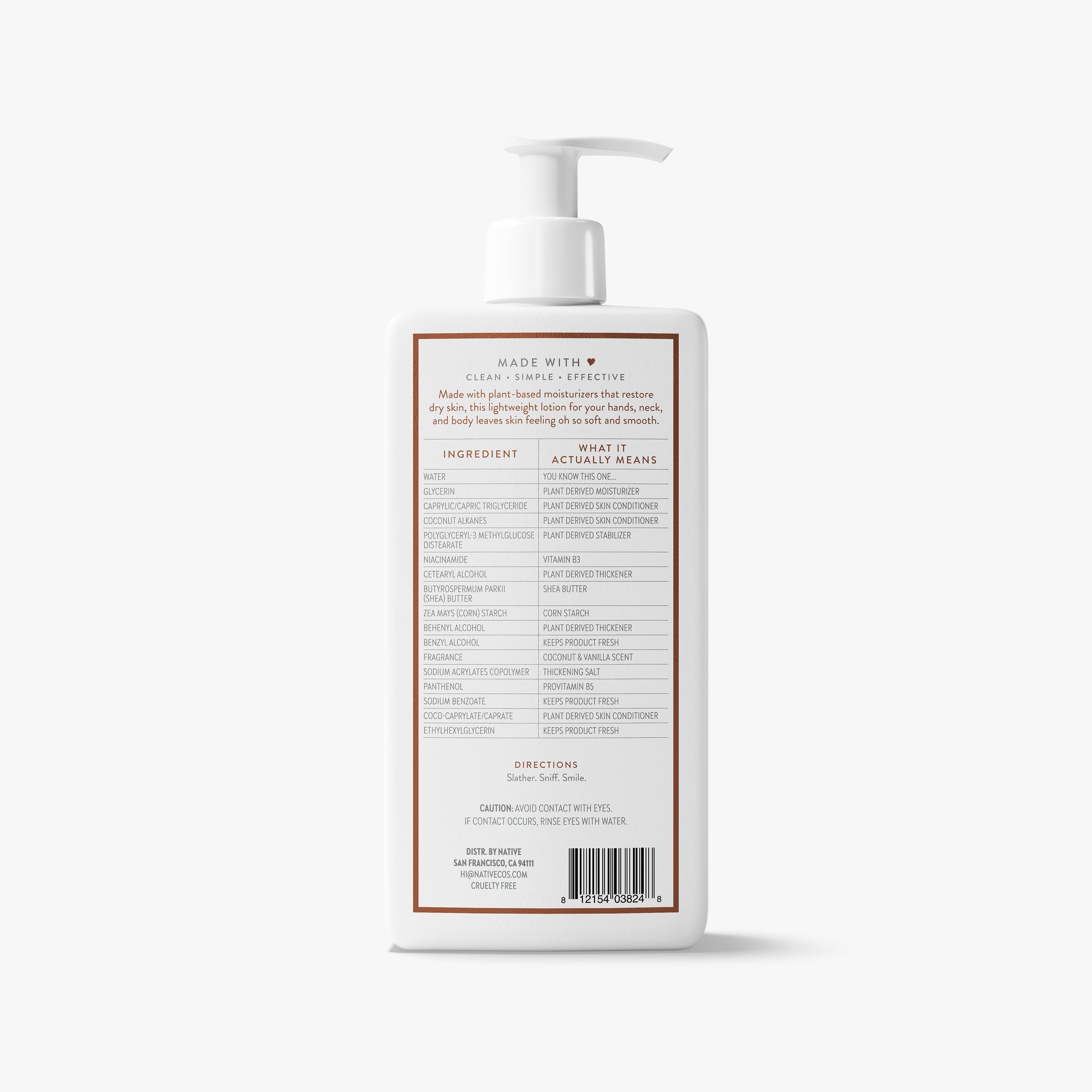 Body Lotion Coconut and Vanilla 16.5oz Classic Everyday Essential