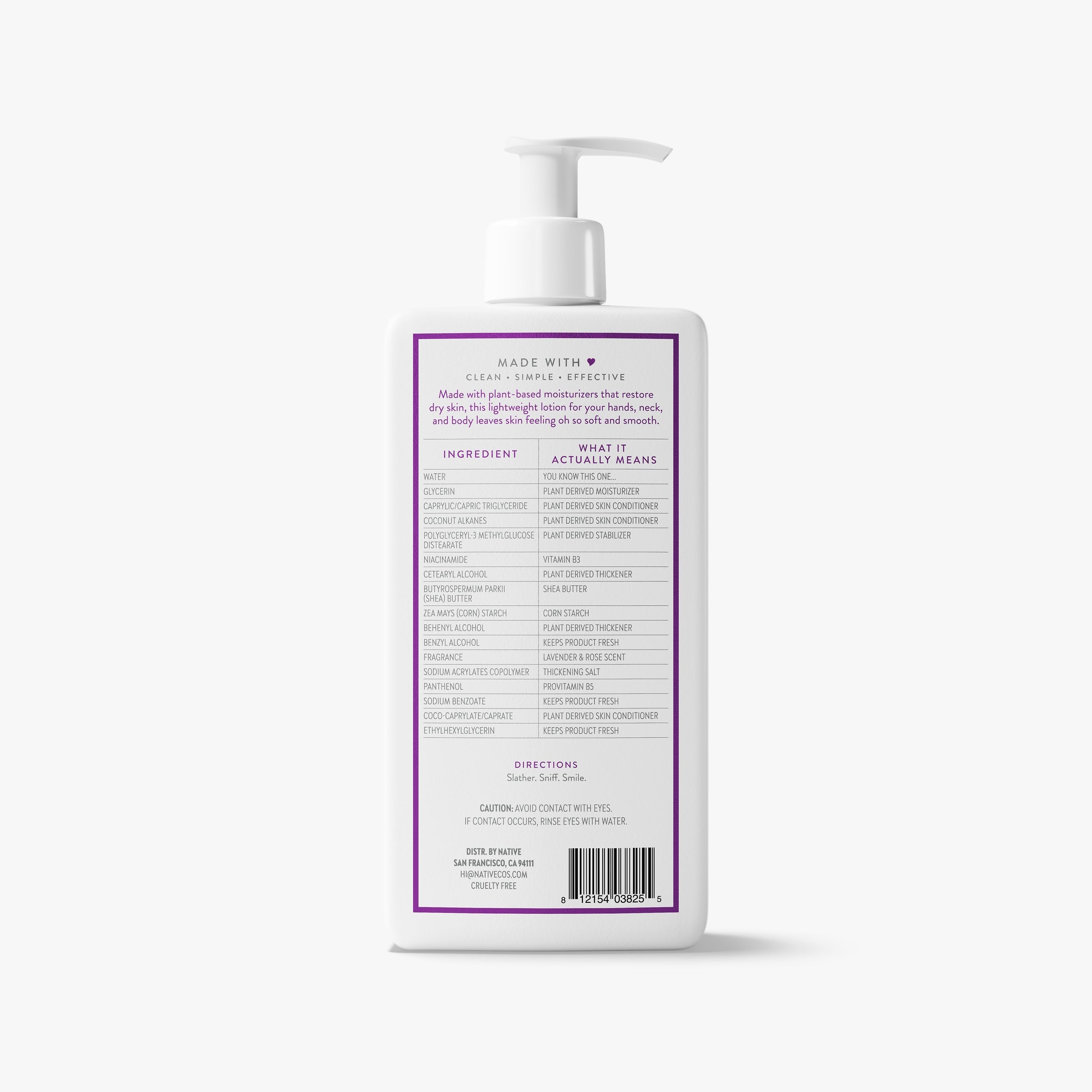 Body Lotion Lavender and Rose 16.5oz Classic Everyday Essential