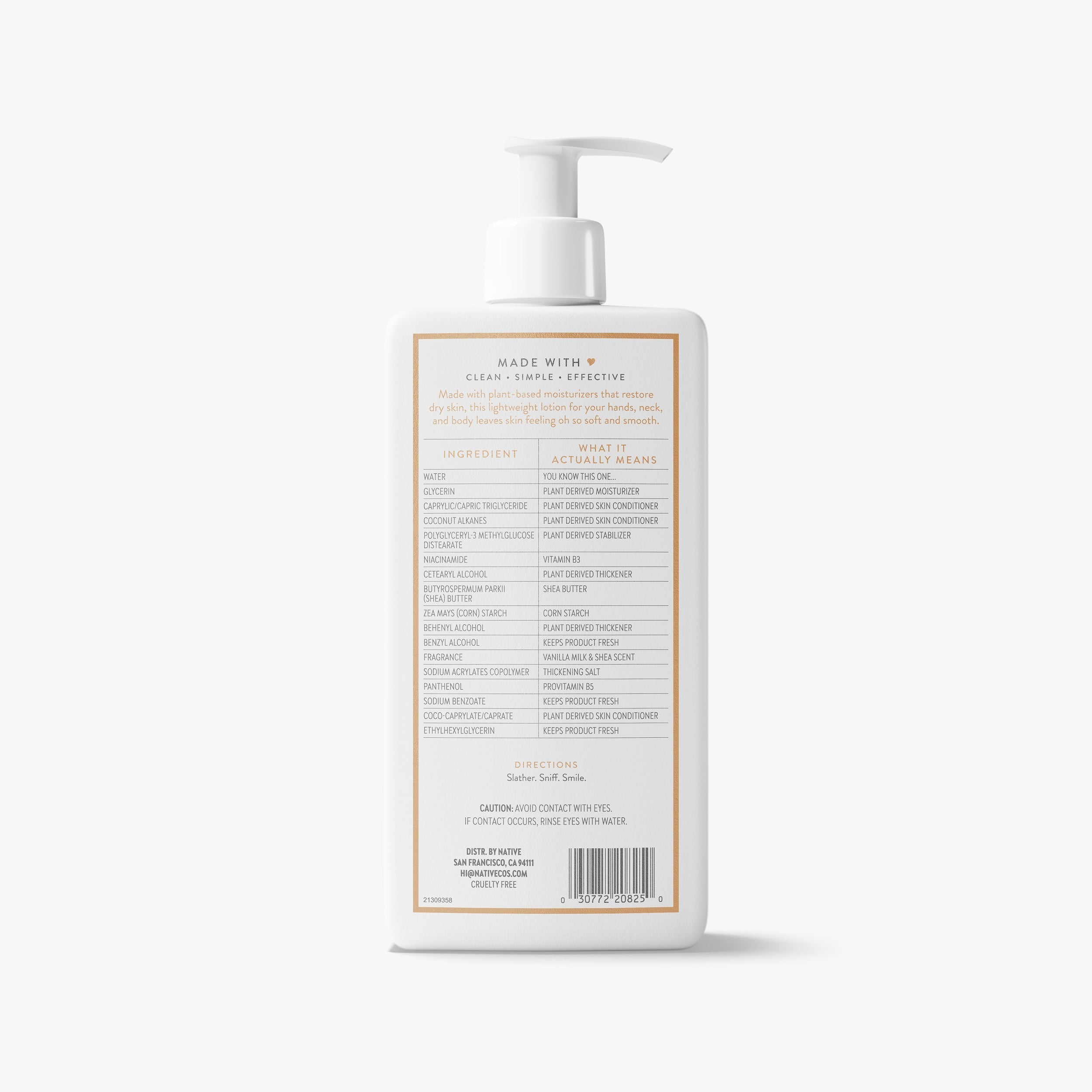 Body Lotion Vanilla Milk and Shea 16.5oz Classic Everyday Essential