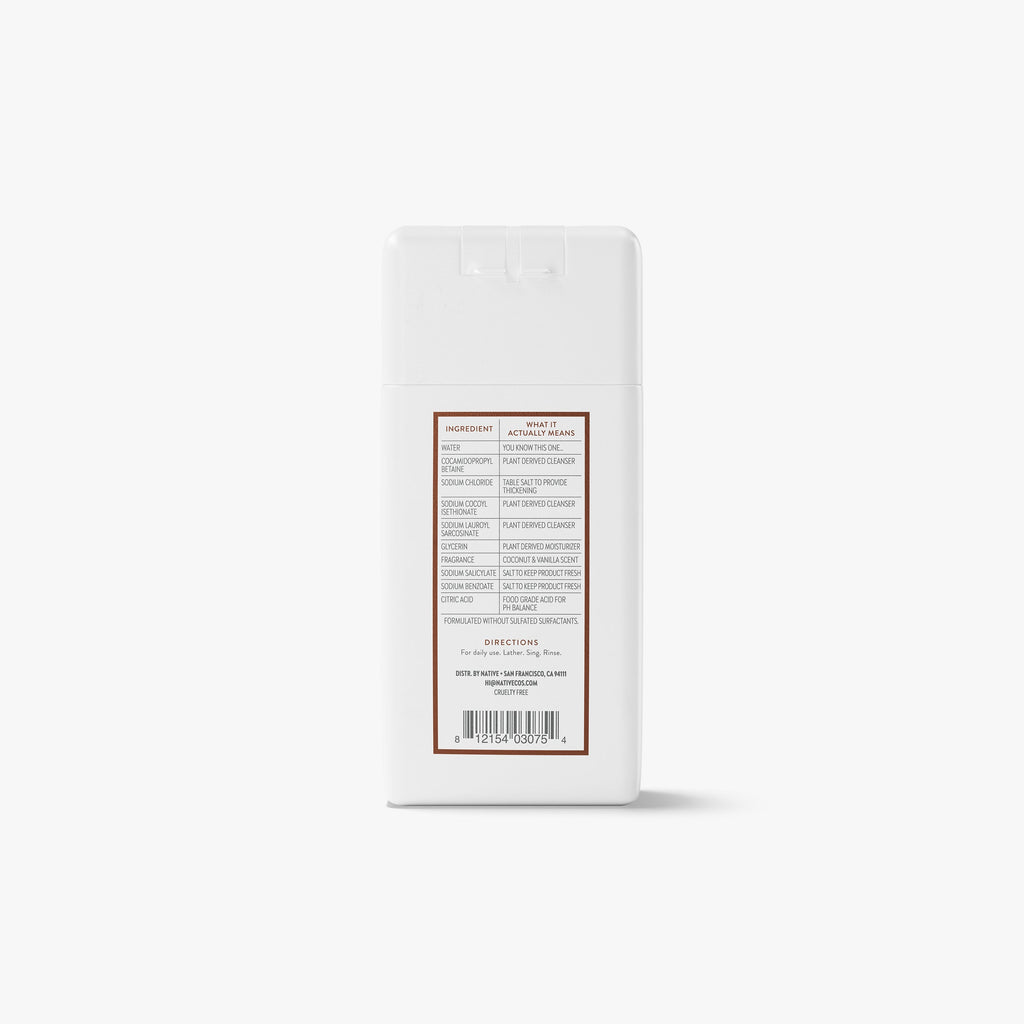 Mini Body Wash Coconut and Vanilla 3oz Classic Everyday Essential