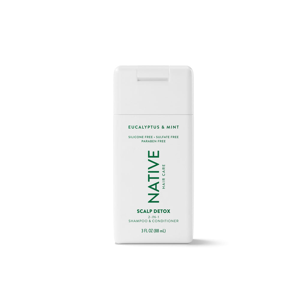 Mini Scalp Clarifying 2 in 1 Shampoo and Conditioner Eucalyptus and Mint 3oz Classic Everyday Essential