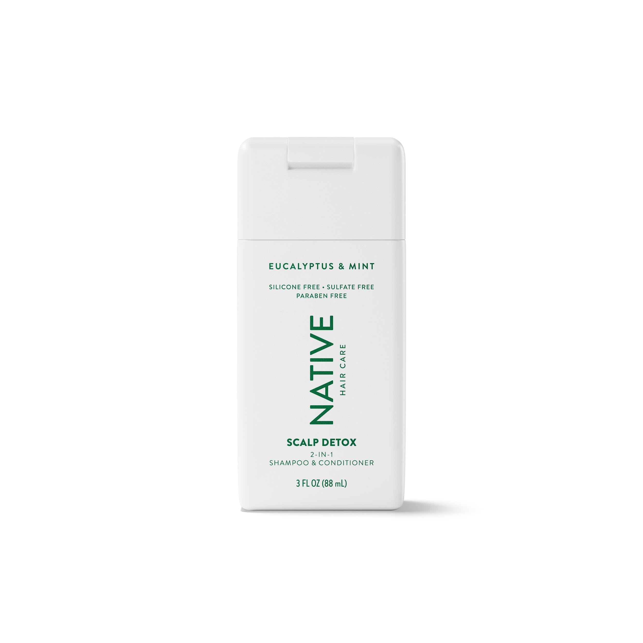 Mini Scalp Clarifying 2 in 1 Shampoo and Conditioner Eucalyptus and Mint 3oz Classic Everyday Essential