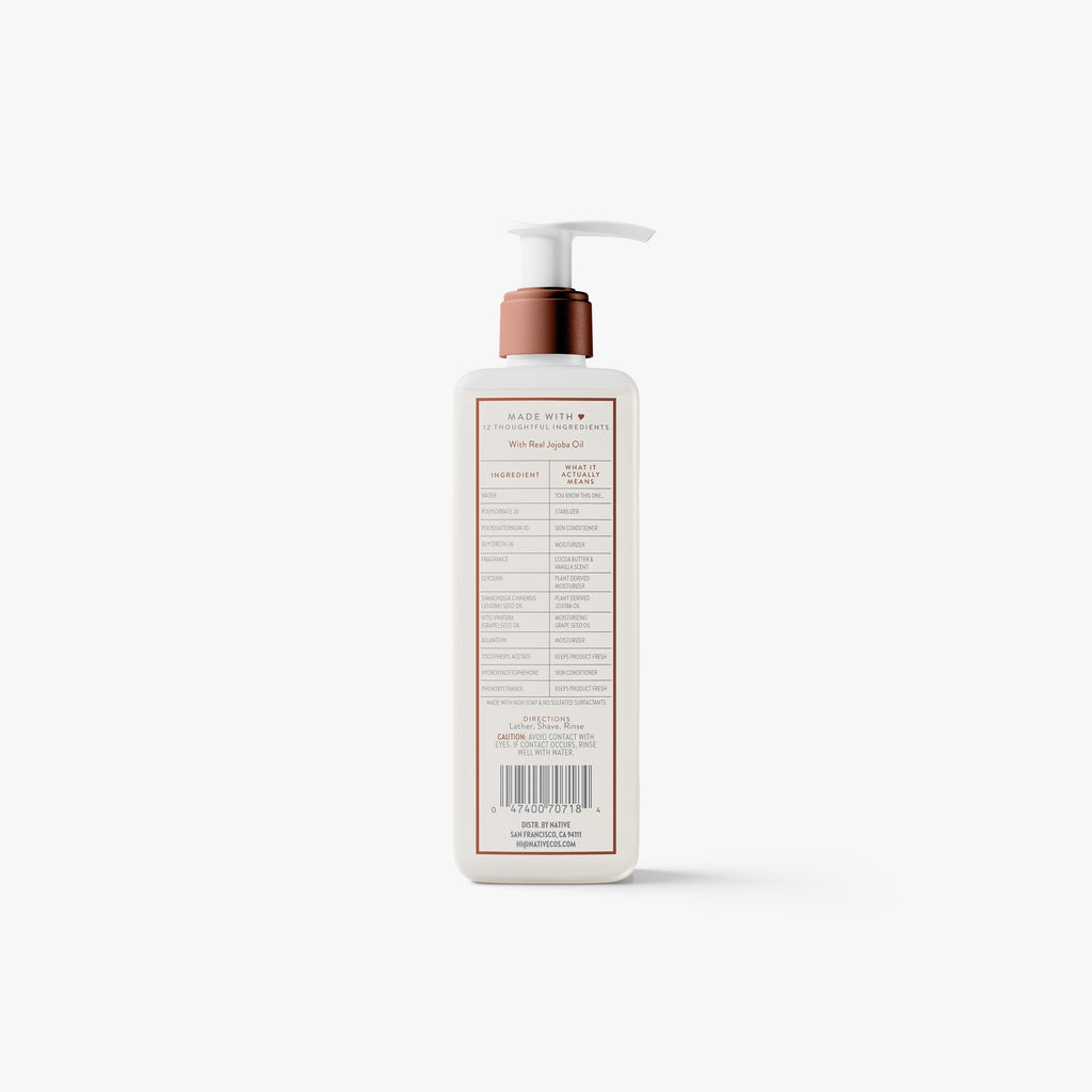 Silky Smooth Shave Oil Cocoa Butter and Vanilla 7.6oz Classic Everyday Essential