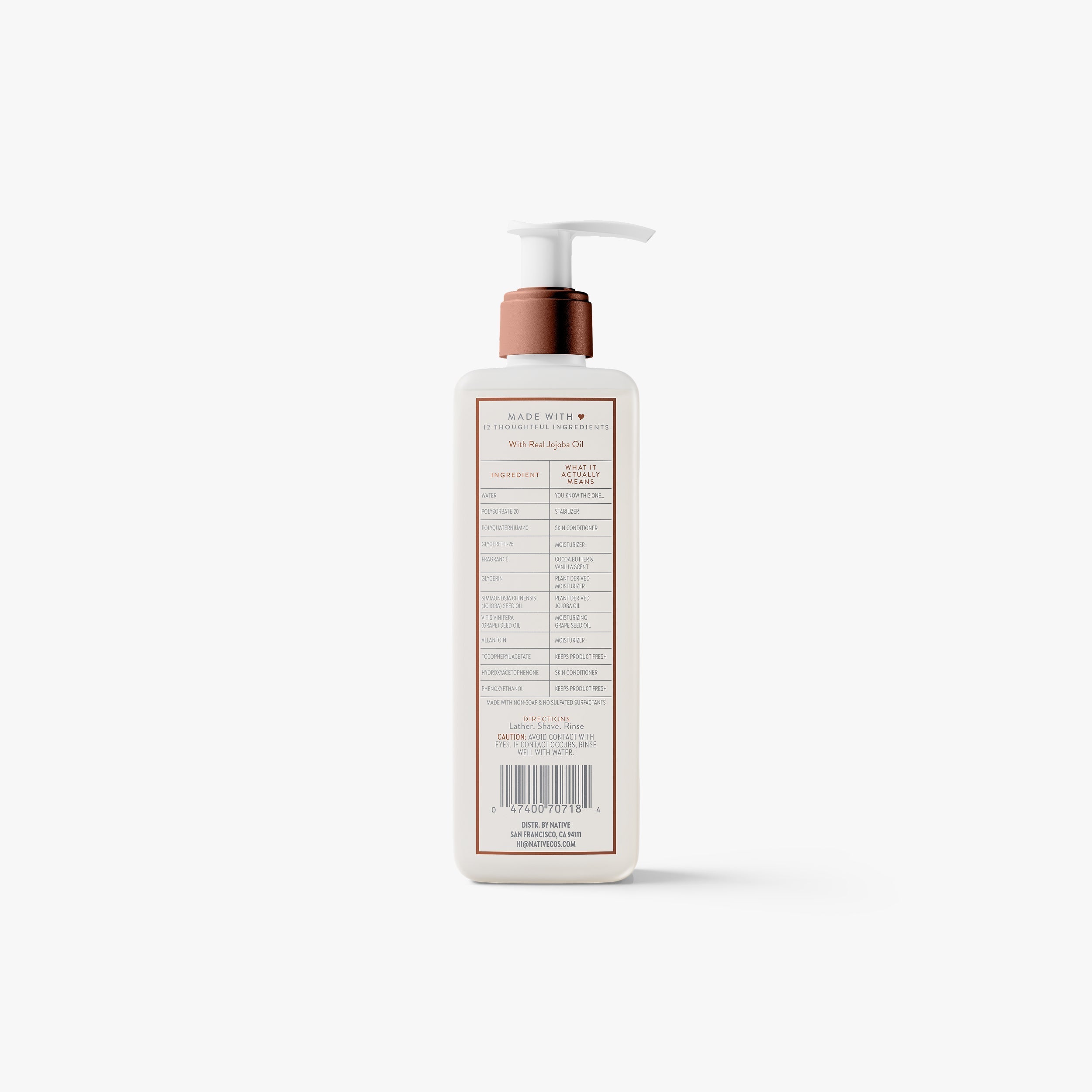 Silky Smooth Shave Oil Cocoa Butter and Vanilla 7.6oz Classic Everyday Essential