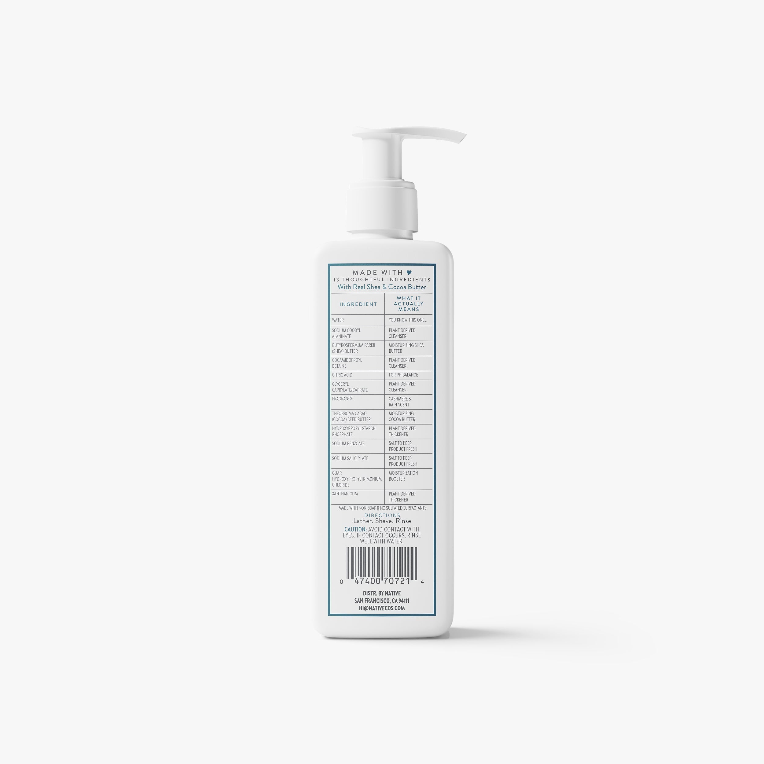 Ultra Moisture Shave Cream Cashmere and Rain 7.6oz Classic Everyday Essential