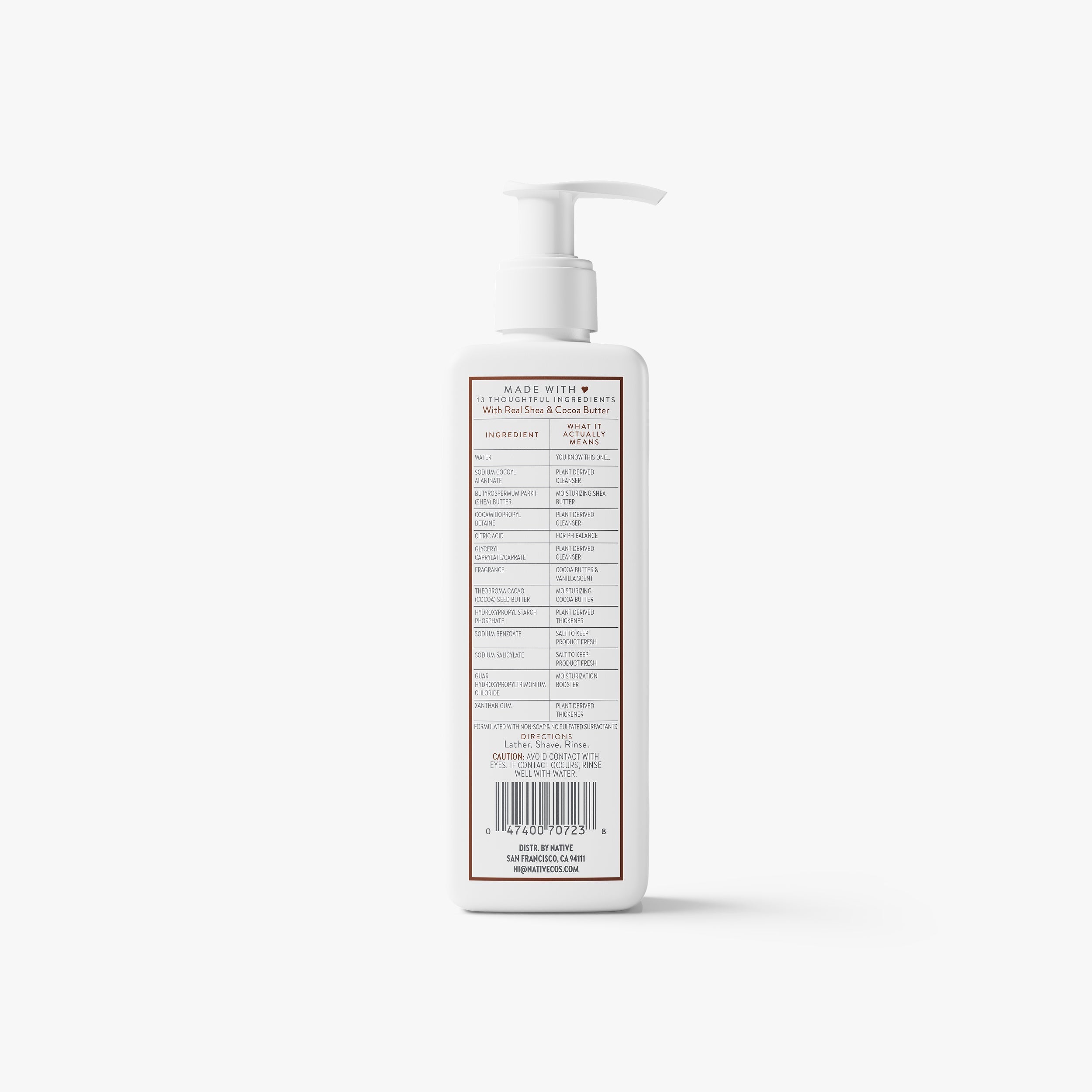 Ultra Moisture Shave Cream Cocoa Butter and Vanilla 7.6oz Classic Everyday Essential