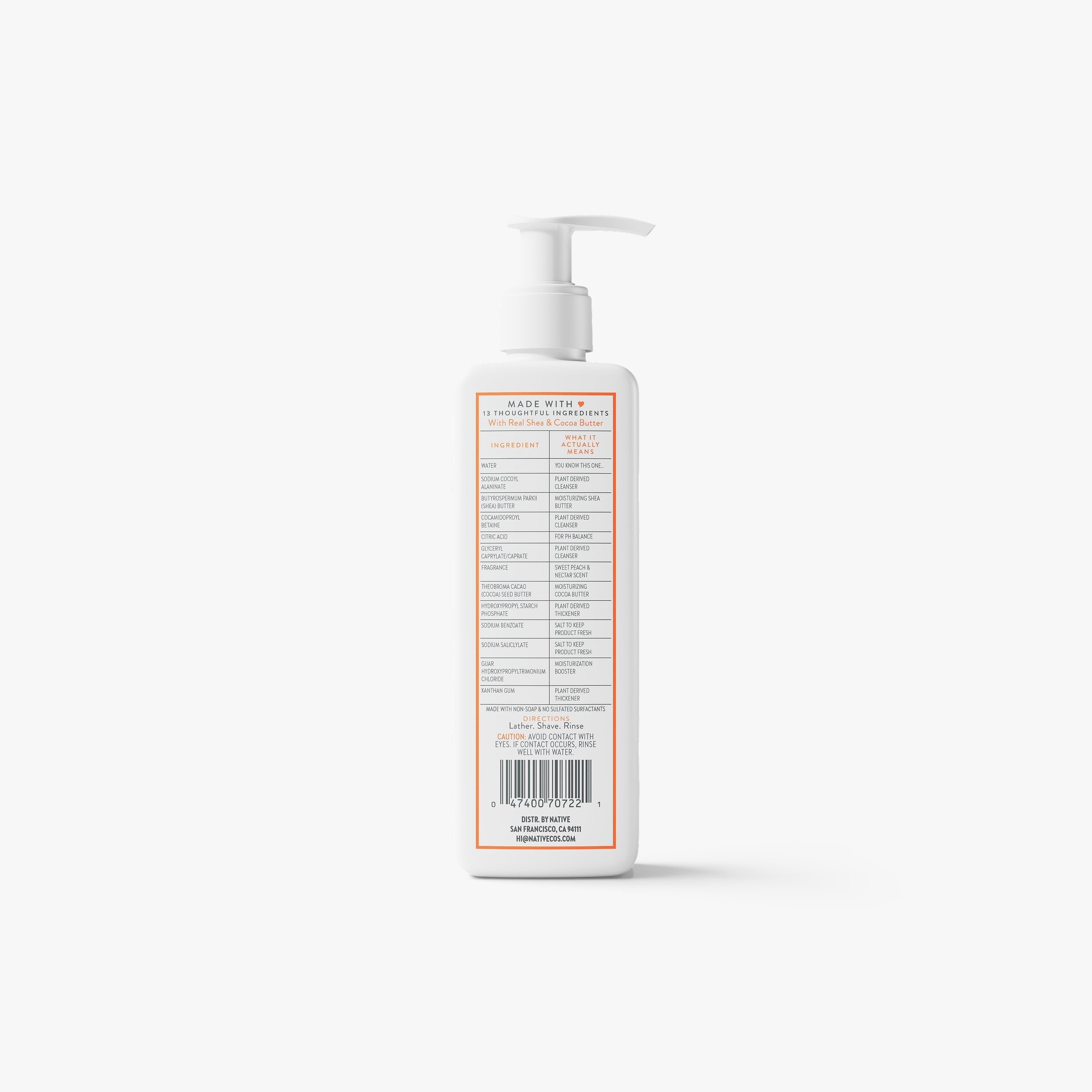 Ultra Moisture Shave Cream Sweet Peach and Nectar 7.6oz Classic Everyday Essential
