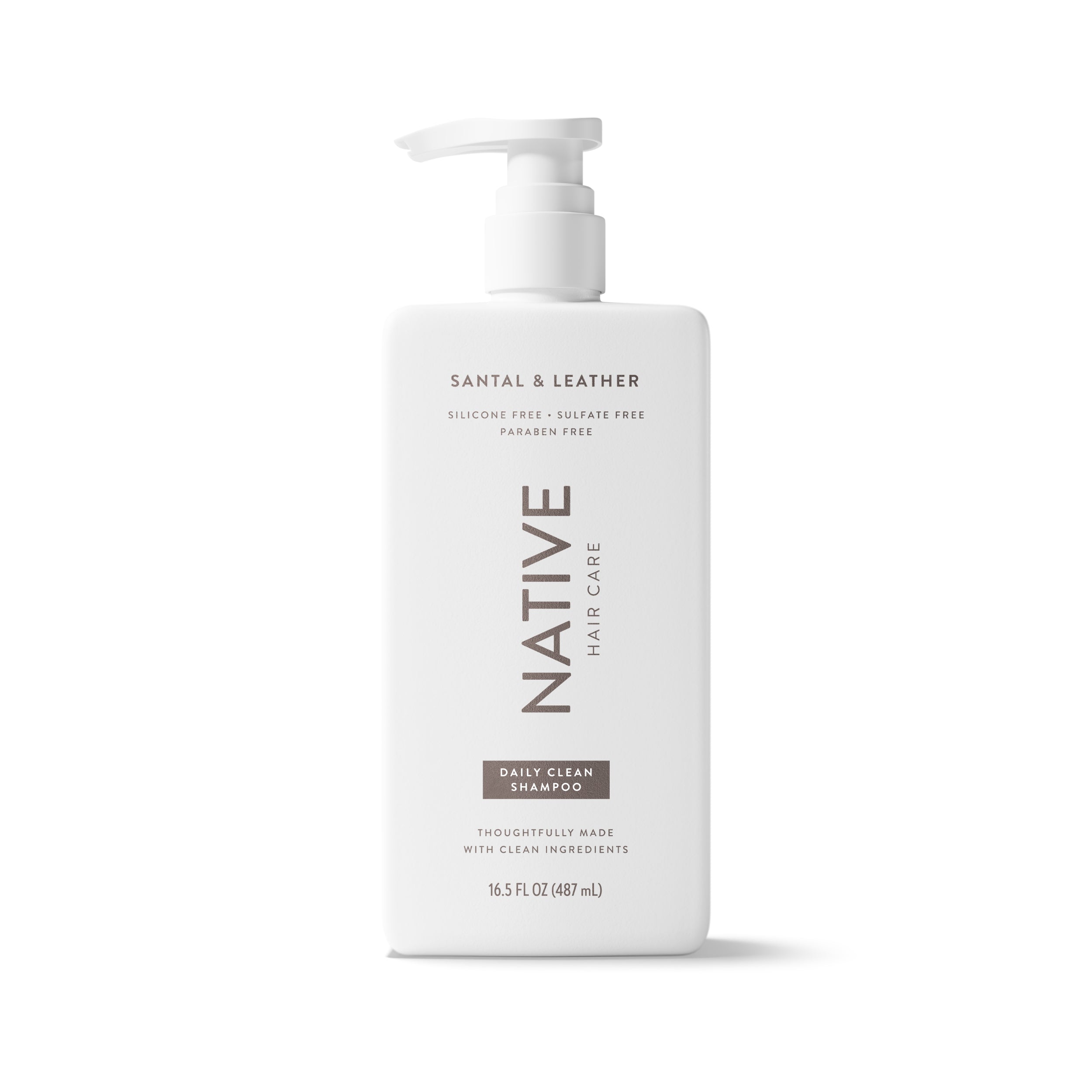 Daily Clean Shampoo Santal and Leather 16.5oz Classic Everyday Essential