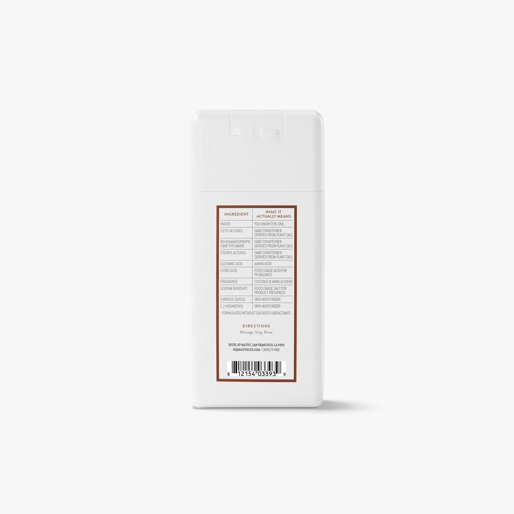 Mini Moisturizing Conditioner Coconut and Vanilla 3oz Classic Everyday Essential