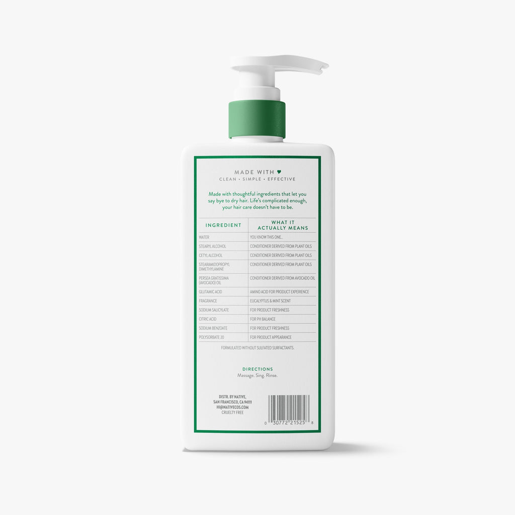 Scalp Refreshing Conditioner Eucalyptus and Mint 16.5oz Classic Everyday Essential