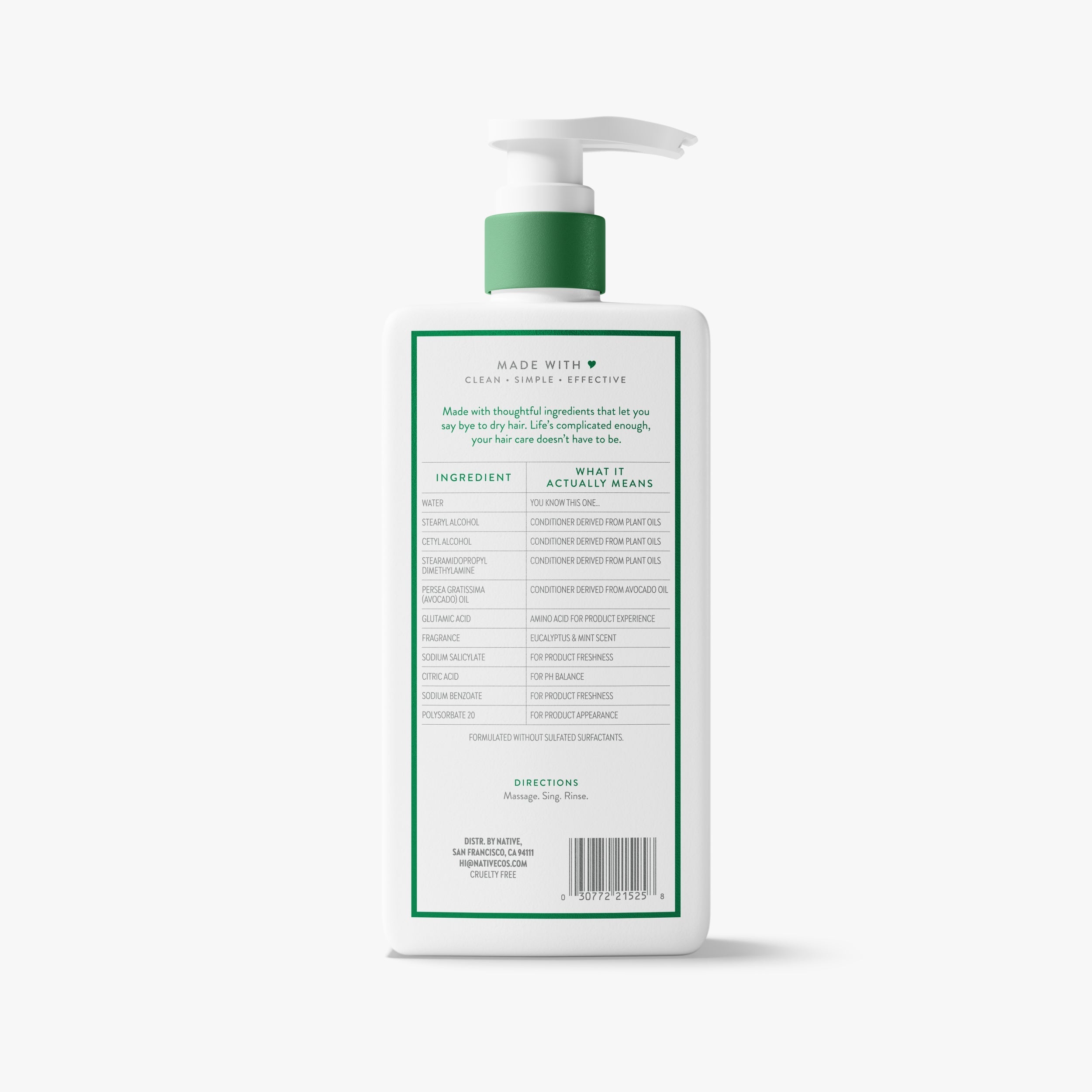 Scalp Refreshing Conditioner Eucalyptus and Mint 16.5oz Classic Everyday Essential