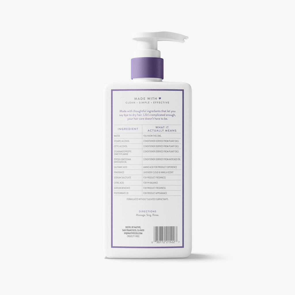 Scalp Refreshing Conditioner Lavender Cloud and Vanilla 16.5oz Classic Everyday Essential