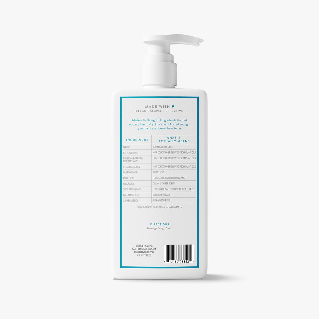 Moisturizing Conditioner Ocean and Timber 16.5oz Classic Everyday Essential