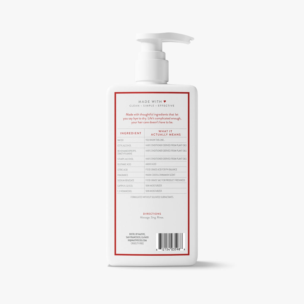 Moisturizing Conditioner Warm Cider and Cinnamon 16.5oz Classic Everyday Essential