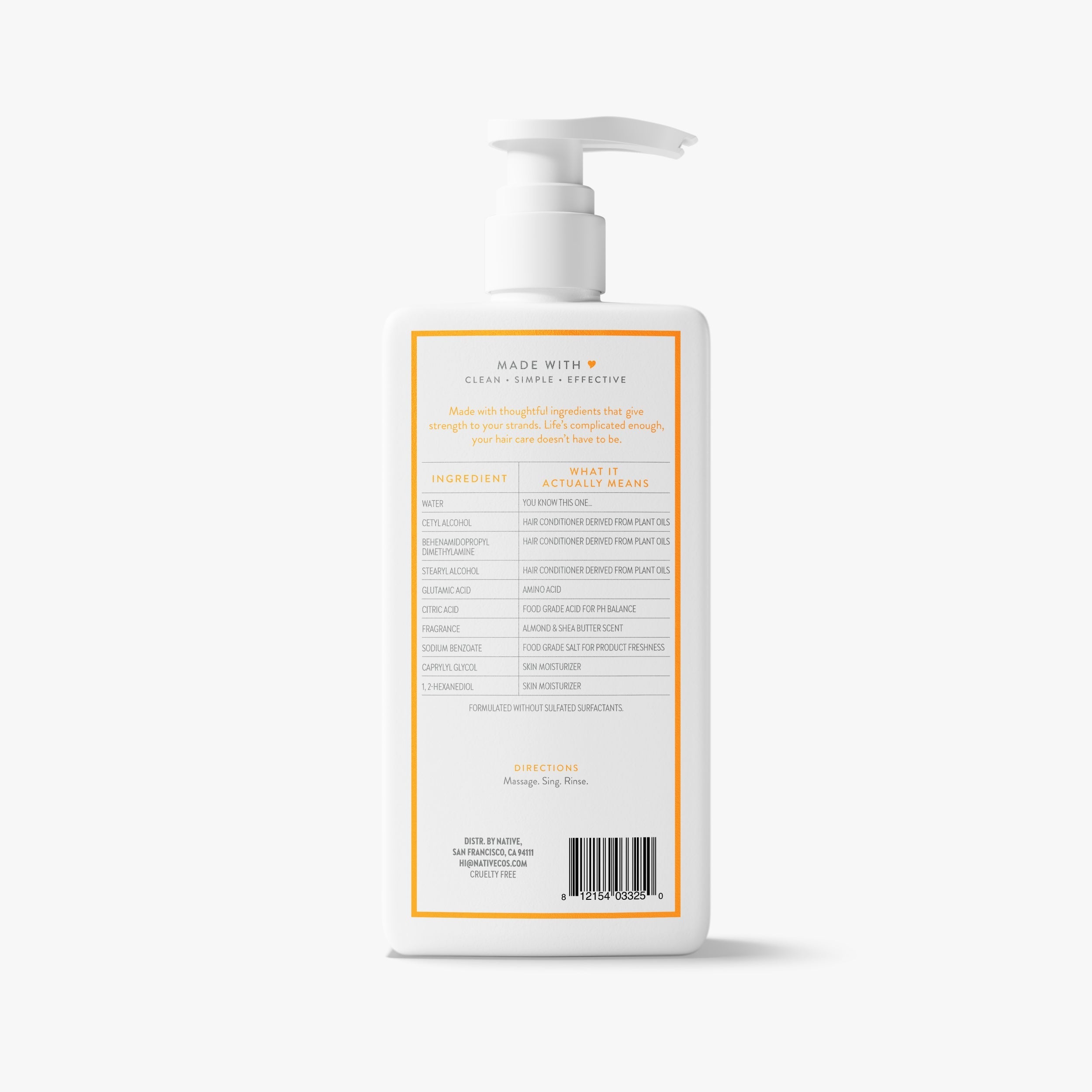 Strengthening Conditioner Almond and Shea Butter 16.5oz Classic Everyday Essential