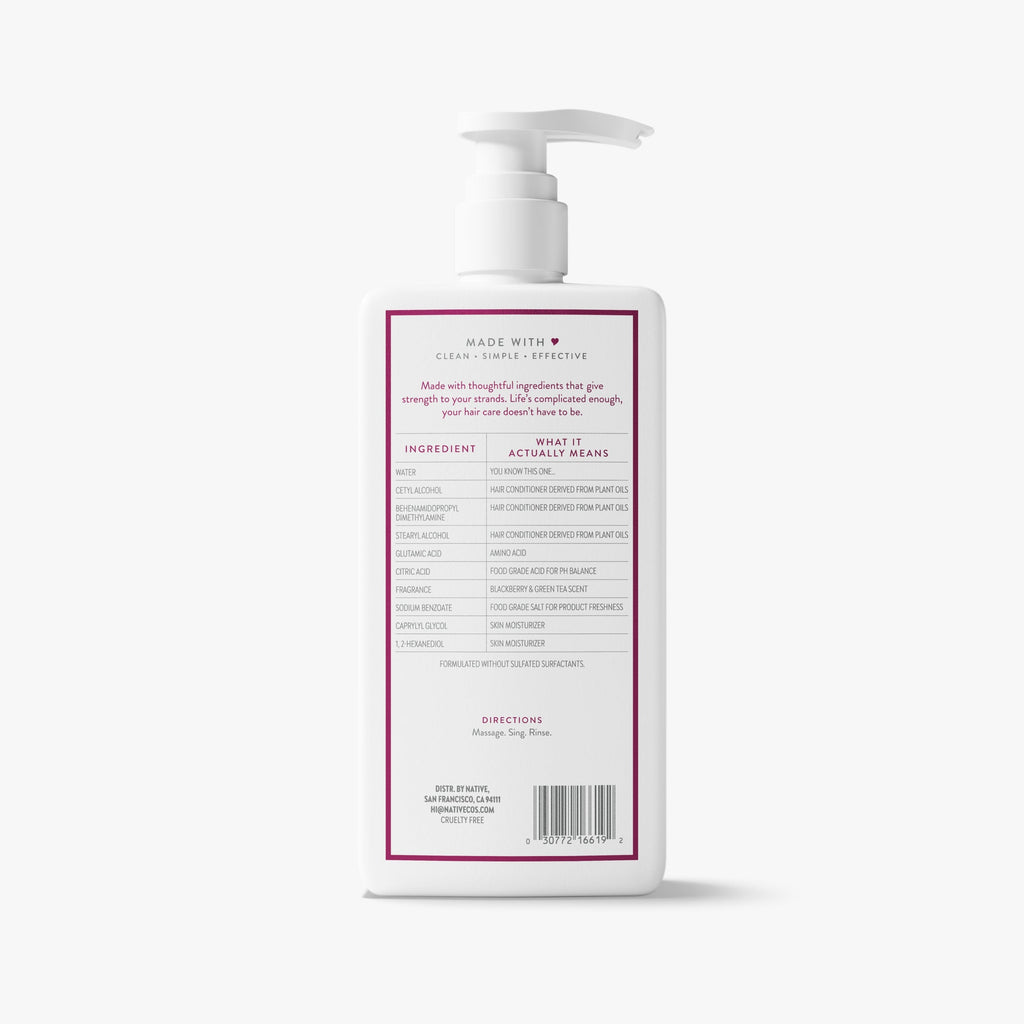 Strengthening Conditioner Blackberry and Green Tea 16.5oz Classic Everyday Essential