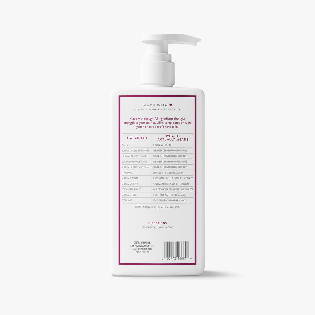 Strengthening Shampoo Blackberry and Green Tea 16.5oz Classic Everyday Essential