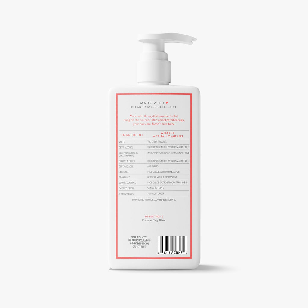 Volumizing Conditioner Berries and Vanilla Cream 16.5oz Classic Everyday Essential