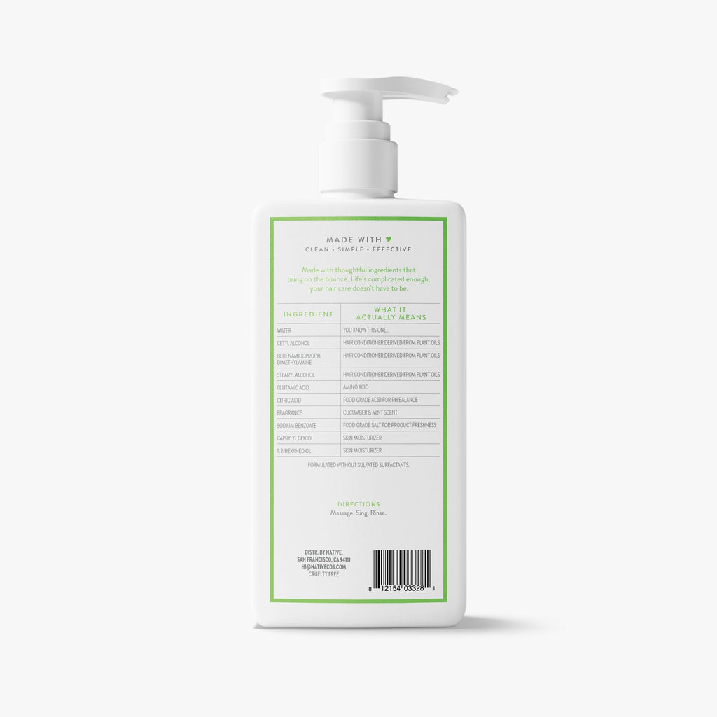 Volumizing Conditioner Cucumber and Mint 16.5oz Classic Everyday Essential