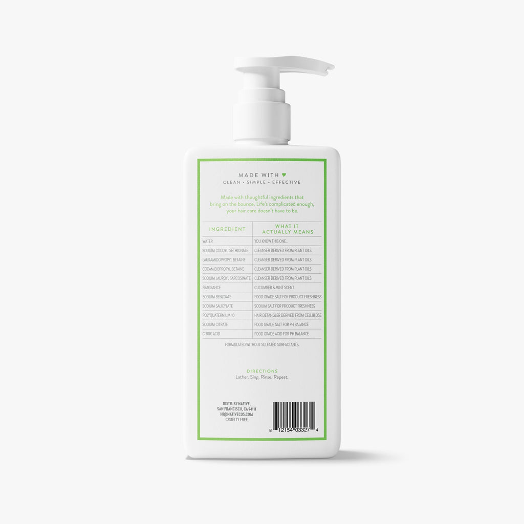 Volumizing Shampoo Cucumber and Mint 16.5oz Classic Everyday Essential