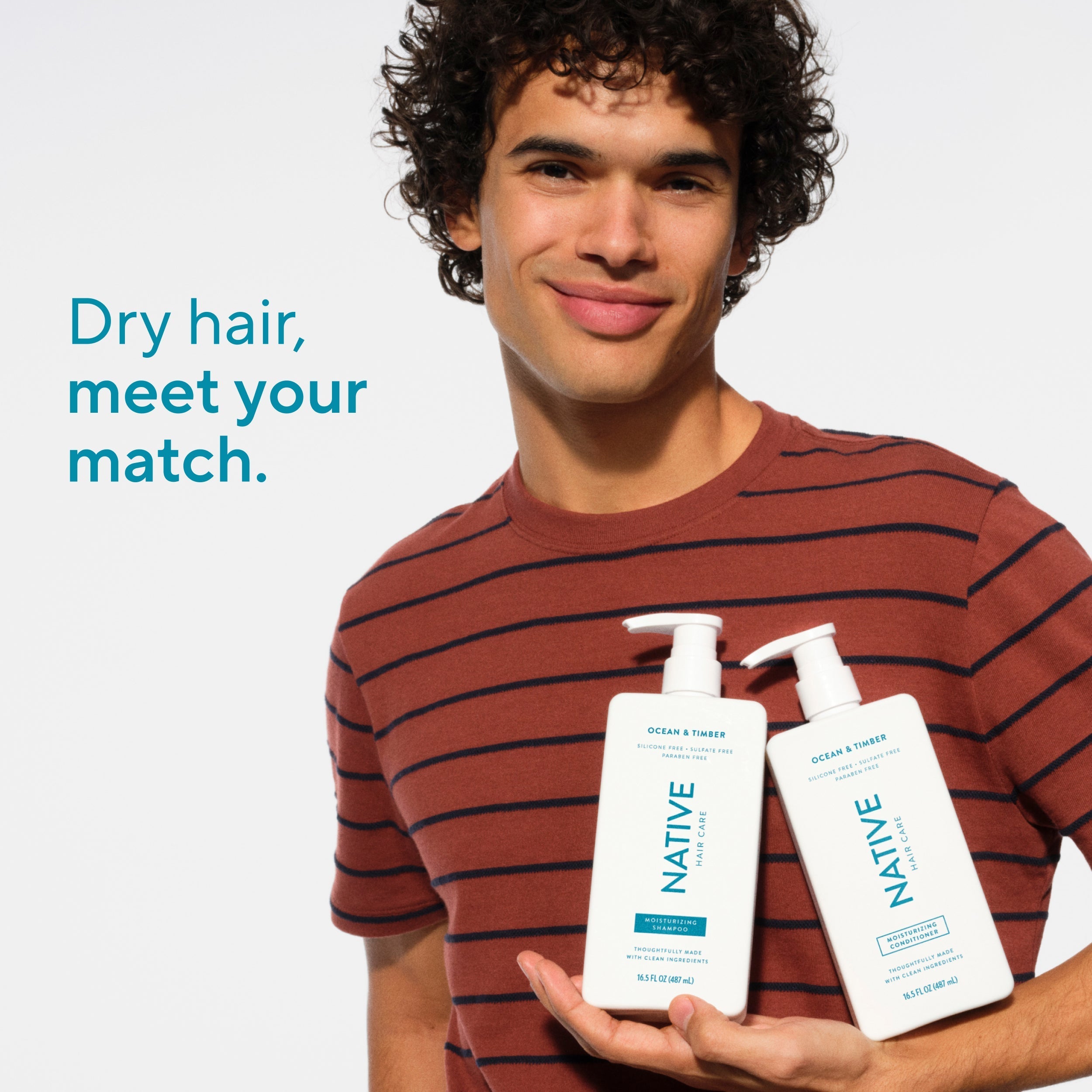Moisturizing Shampoo Ocean and Timber 16.5oz Classic Everyday Essential