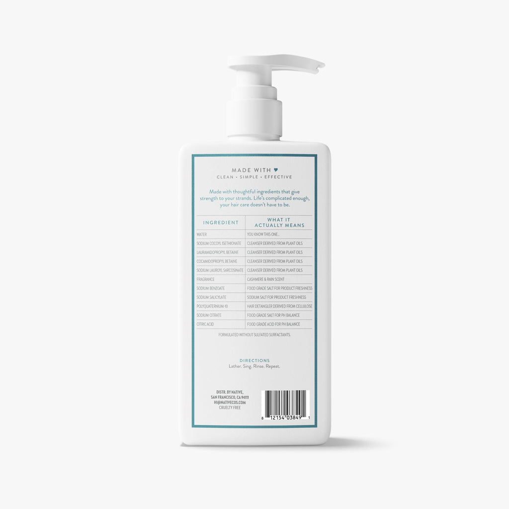 Strengthening Shampoo Cashmere and Rain 16.5oz Classic Everyday Essential